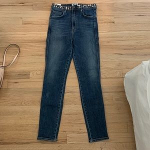 Agolde Roxanne super high rise skinny jeans